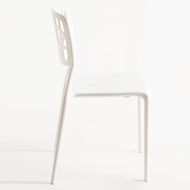 Silla Aris en Polipropileno Blanco 49 x 41 x 84 cm