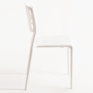 Silla Aris en Polipropileno Blanco 49 x 41 x 84 cm