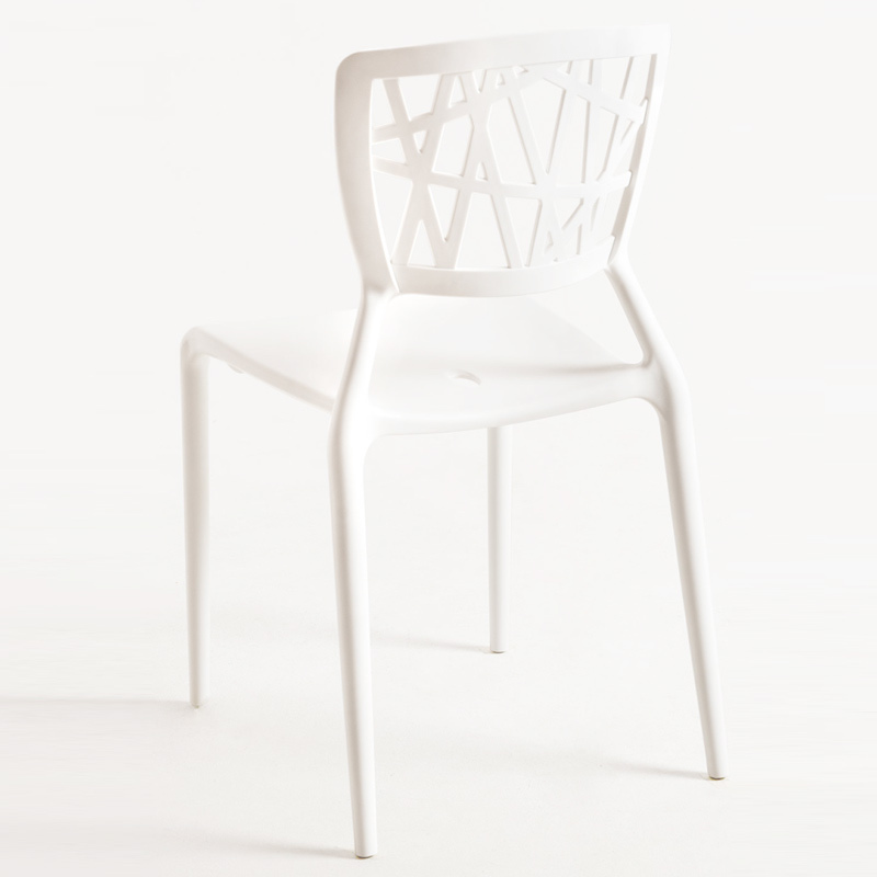 Silla Aris en Polipropileno Blanco 49 x 41 x 84 cm