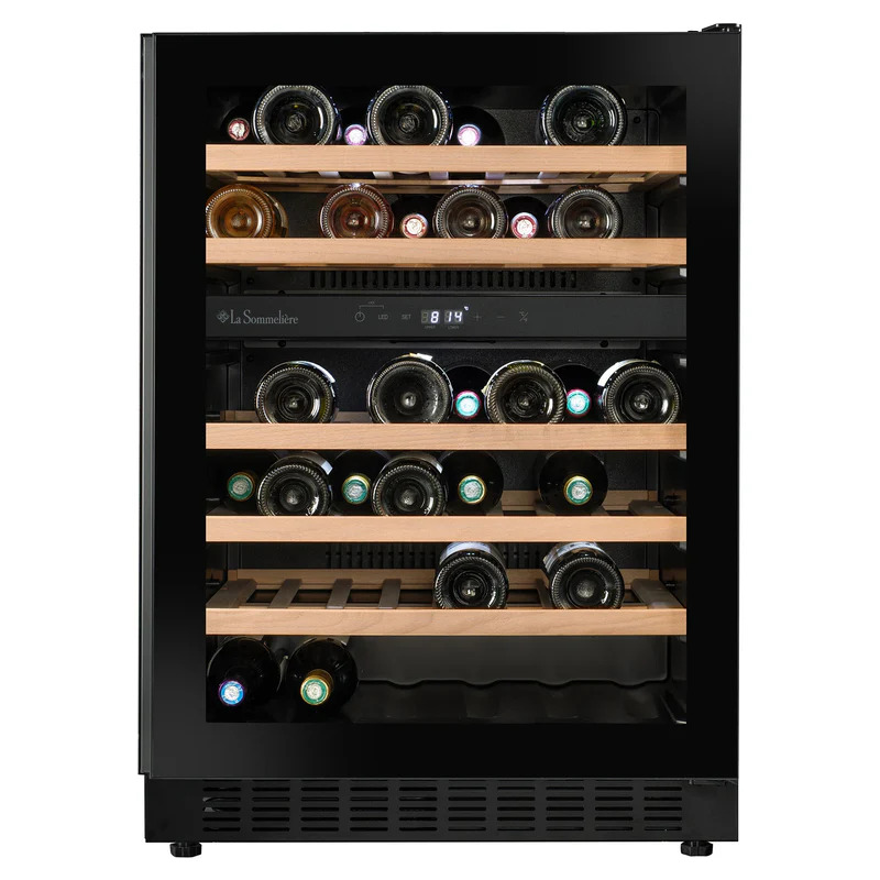 Vinoteca encastrable bajo encimera 51 botellas LSBU50DZ doble zona temperatura