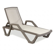 Tumbona MARE Apilable con Brazos de Polipropileno 