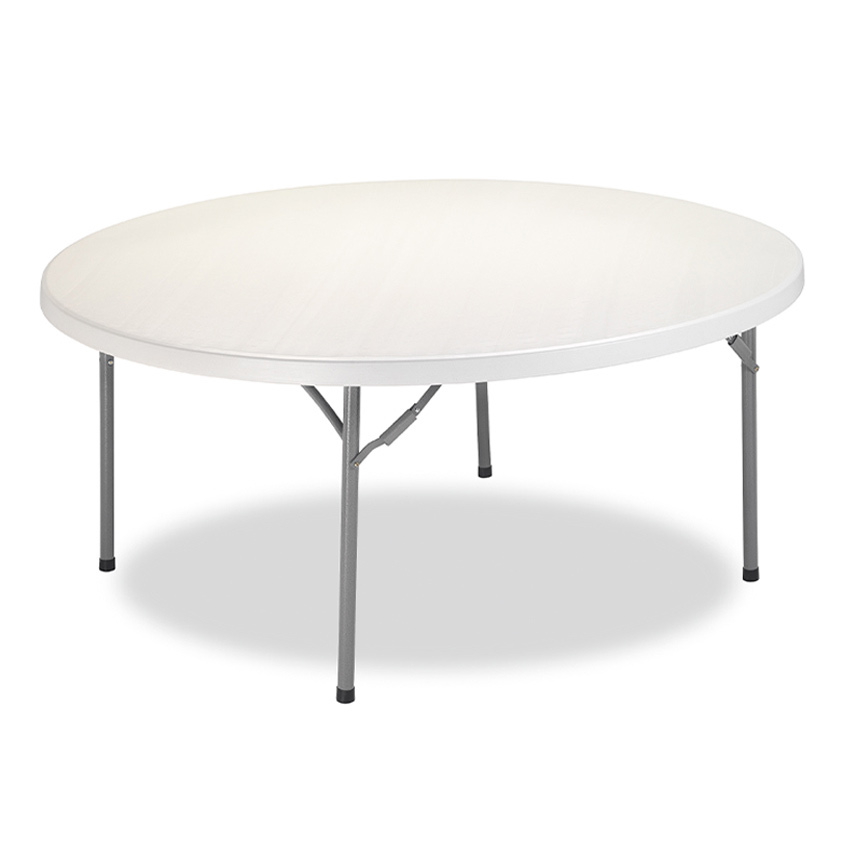 Mesa Caterig Plegable Redonda Armazón en Tubo Acerado Ref.311
