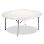 Mesa Caterig Redonda Plegable en Tubo Acerado Ref.311 