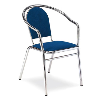 Sillón de Hosteleria Apilable en Tubo Acerado Modelo 220