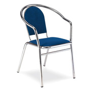 Sillón Apilable de Hosteleria en Tubo Acerado Modelo 220