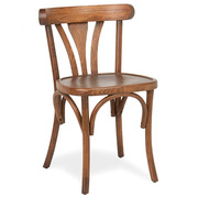 Silla Madera de Haya Barnizada Nogal Modelo 2