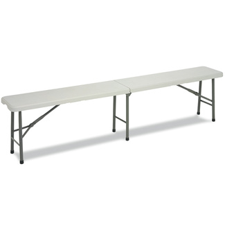 Banco Plegable de Tubo Acerado Gris Ref.M911 