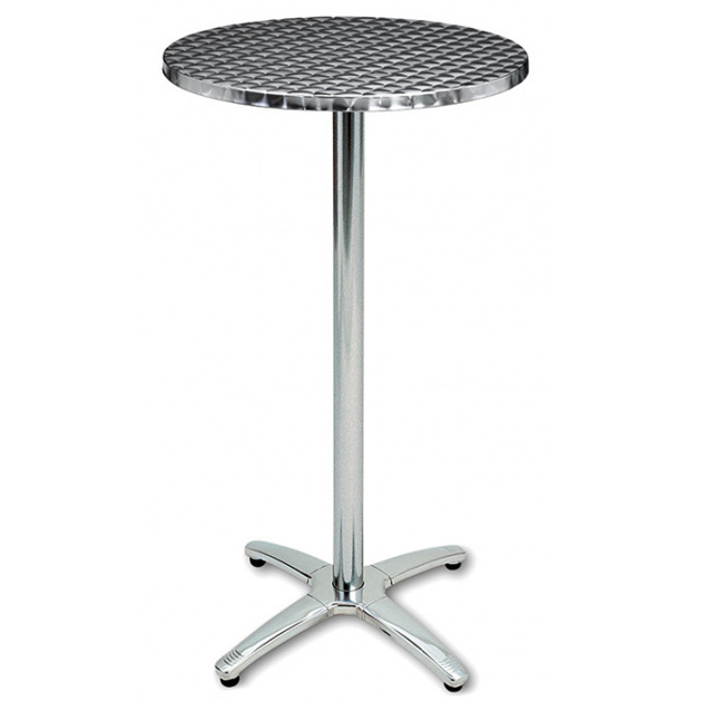Mesa Alta Tubo en Aluminio Anodizado Ref.M393 