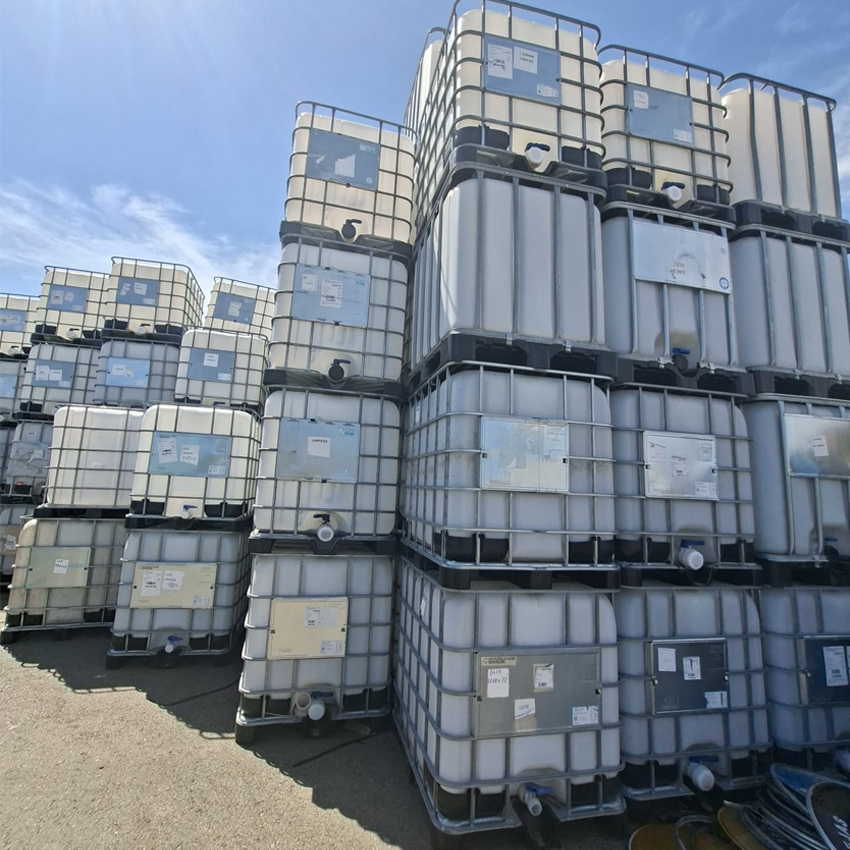 Lote 150 Contenedores IBC de 1000 L Usados 100 x 120 x 115 cm 