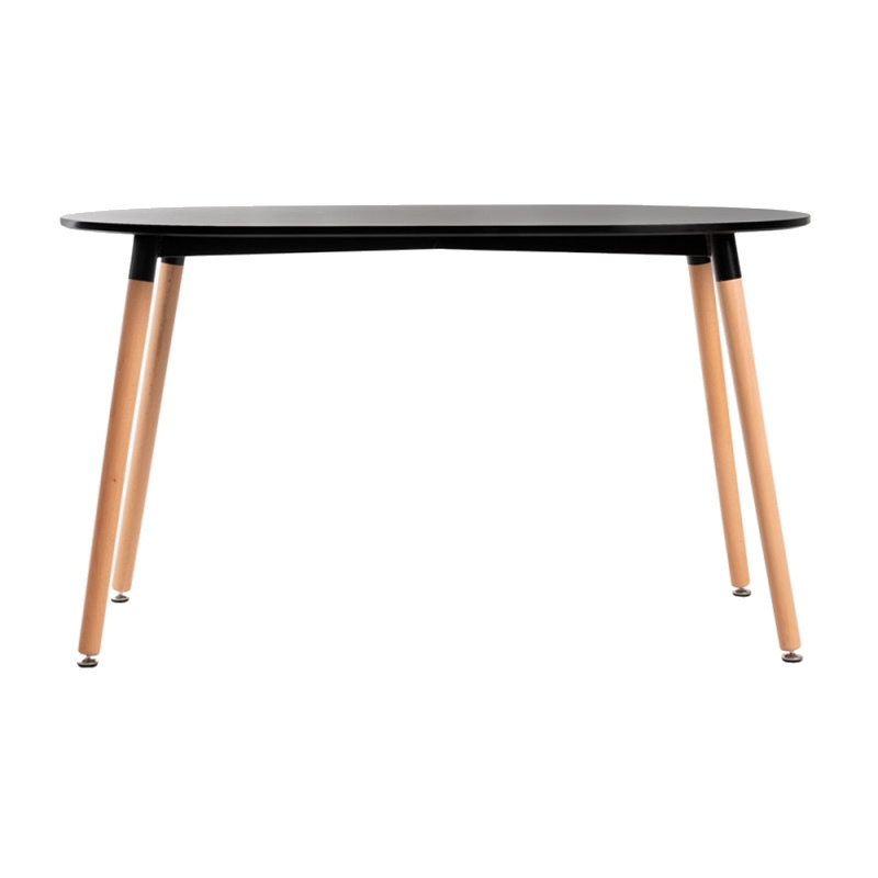 Mesa Nera Ovalada 80 x 130 cm
