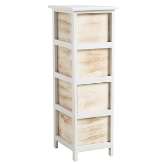 Mueble Auxiliar Walfle Estrecho 4 Cajones