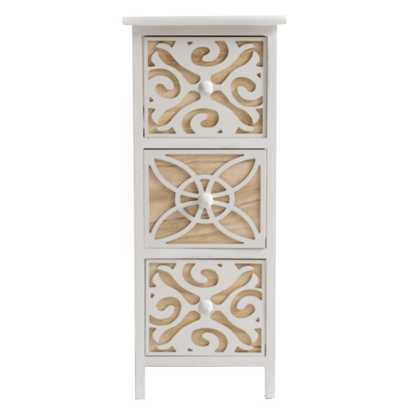 Mueble Auxiliar Walfle Estrecho 3 Cajones 