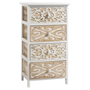 Mueble Auxiliar Walfle Ancho 4 Cajones 
