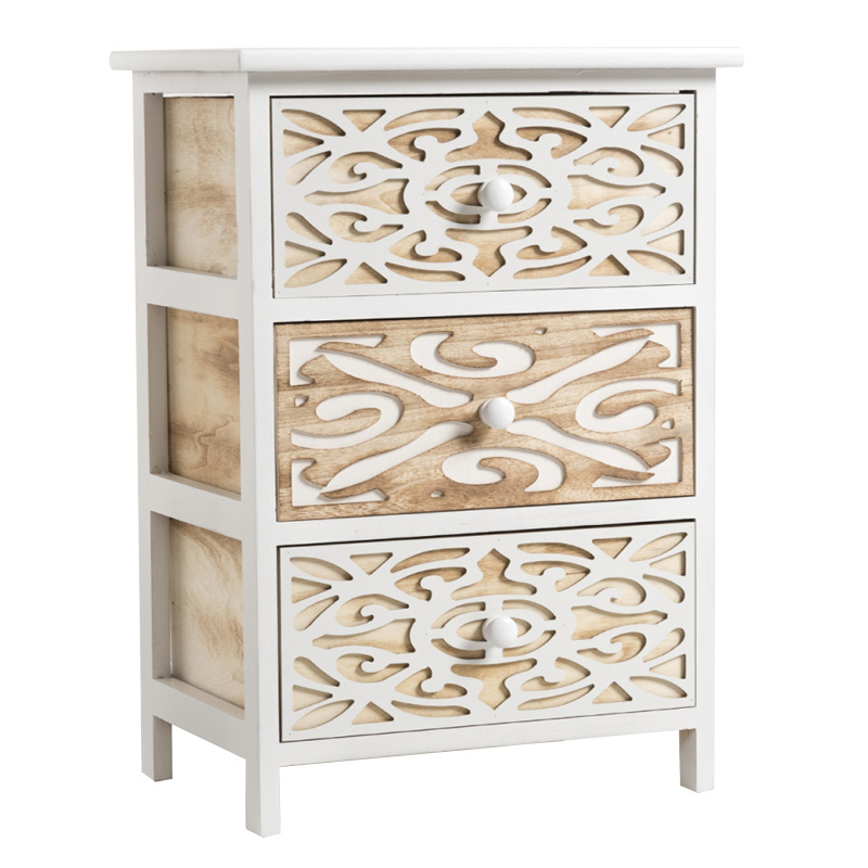 Mueble Auxiliar Ancho Walfle 3 Cajones    