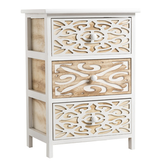 Mueble Auxiliar Walfle Ancho 3 Cajones  