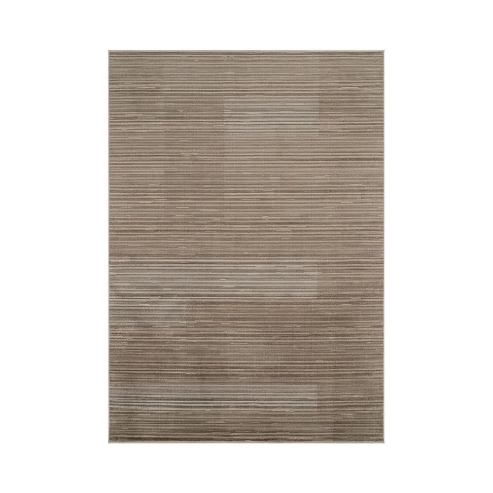 Alfombra Geométrico Natural Viscosa 160 x 230 cm 