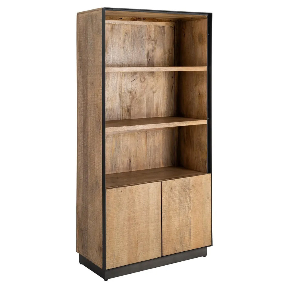 Alacena de Madera de Mango 2 Puertas 44 x 90 x 180 cm 