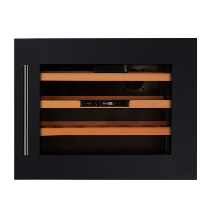 Vinoteca encastrable cocina columna 24 botellas Caviss CT1E24H45N60