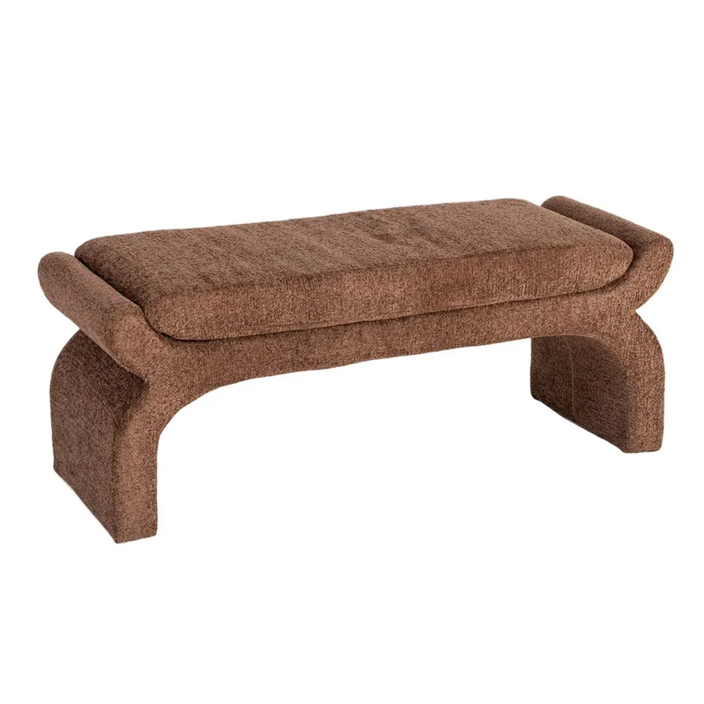 Banqueta en Madera Tapizada en Poliéster 43 x 115 x 45 cm 