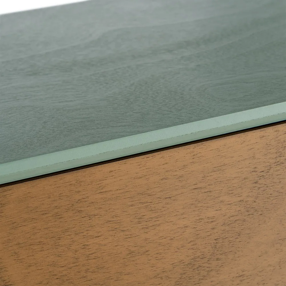 Cómoda en DM Verde Natural 3 Cajones 35 x 75 x 75 cm 