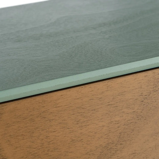 Cómoda en DM Verde Natural 3 Cajones 35 x 75 x 75 cm 
