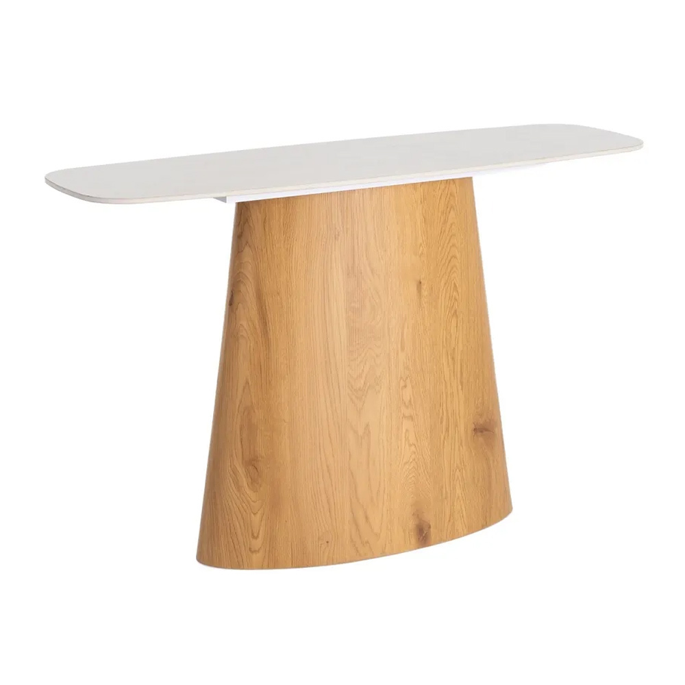 Cosola Sobre en Piedra Sinterizada Beige 40 x 120 x 77 cm 
