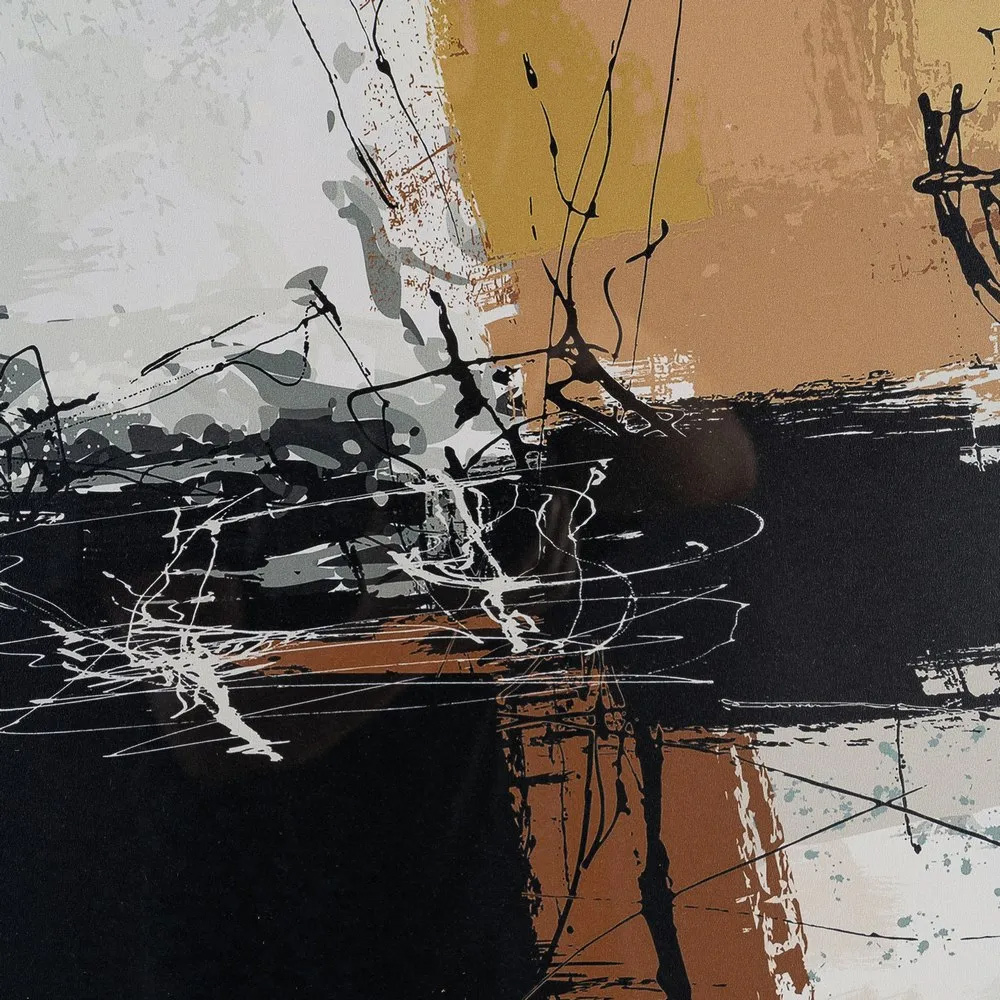 Cuadro Abstracto Impreso en DM 3 x 73 x 73 cm 