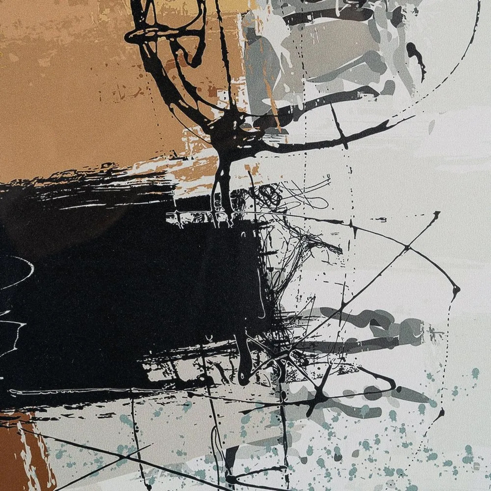 Cuadro Abstracto Impreso en DM 3 x 73 x 73 cm 