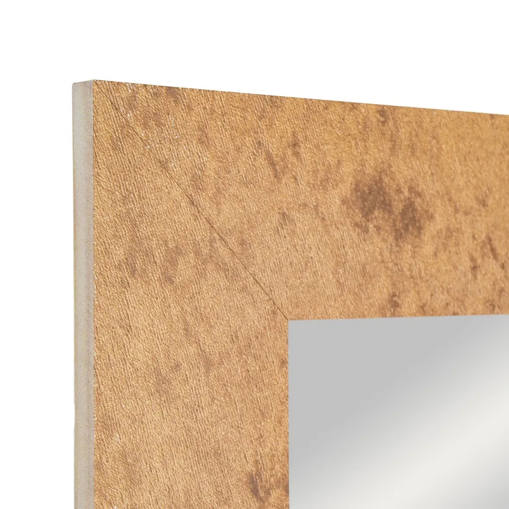 Espejo en DM Textura Marrón 2 x 53 x 155 cm 