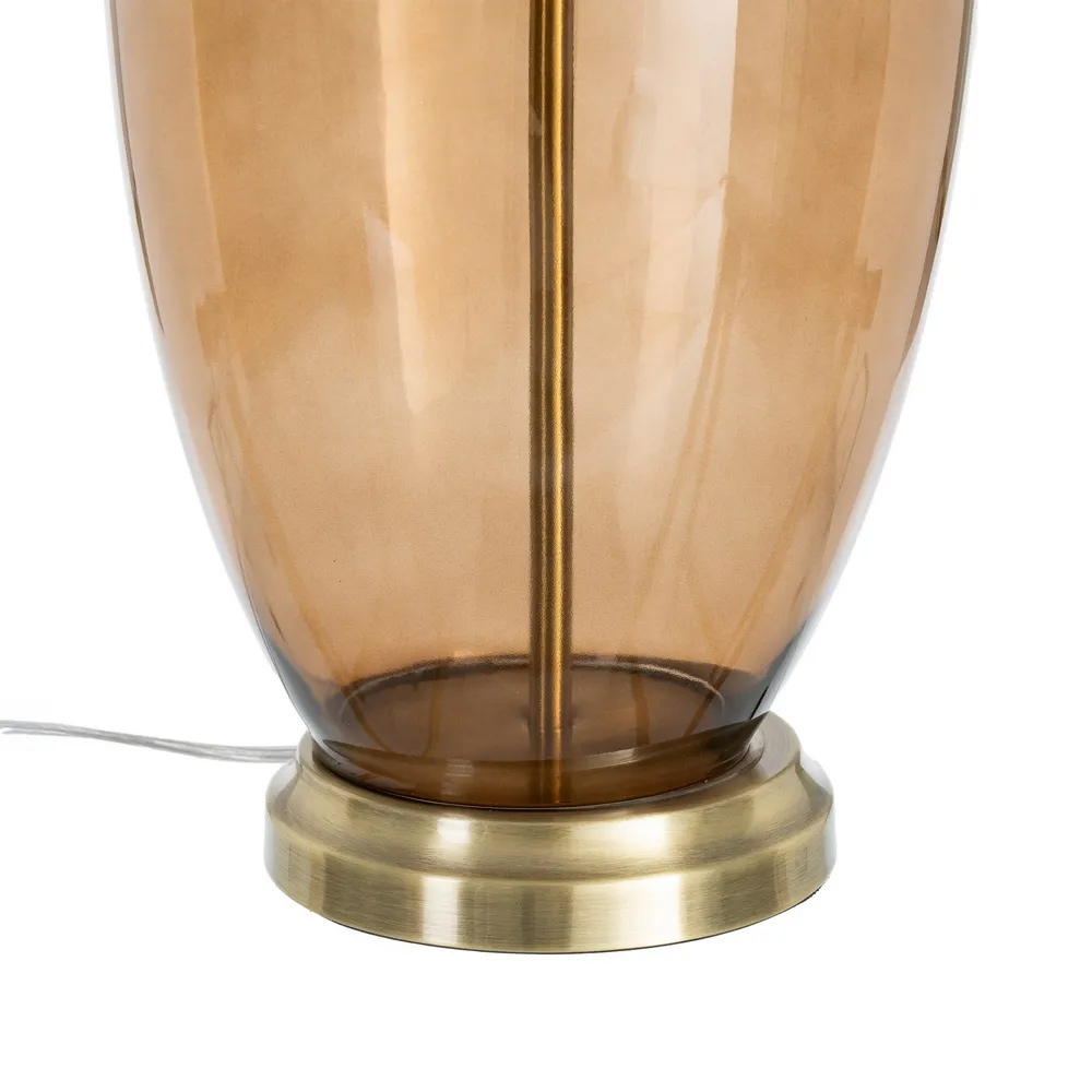 Lámpara de Mesa Cristal 41 x 41 x 75 cm