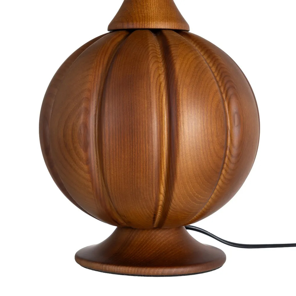 Lámpara de Mesa Madera Marrón 24 x 24 x 47,5 cm 