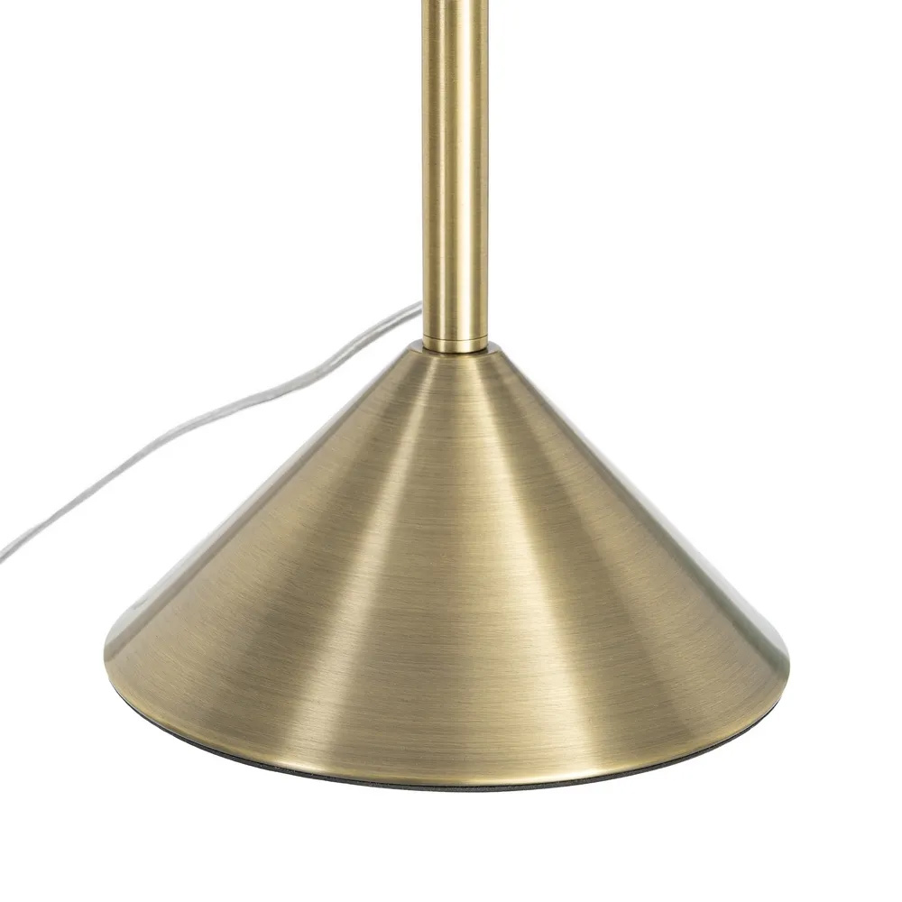 Lámpara de Mesa en Metal Dorado 39 x 39 x 108 cm 