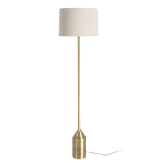 Lámpara de Suelo en Metal Dorado 41 x 41 x 156 cm 