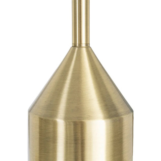 Lámpara de Suelo en Metal Dorado 41 x 41 x 156 cm 