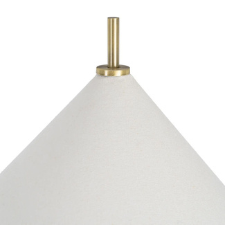 Lámpara de Suelo Metálica Dorada 54,5 x 54,5 x 171 cm 