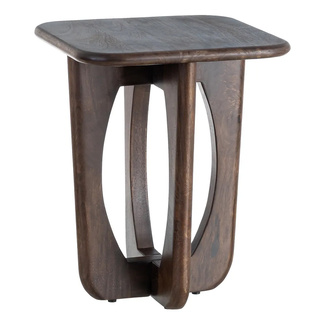 Mesita Auxiliar de Madera de Mango 45 x 45 x 55 cm 