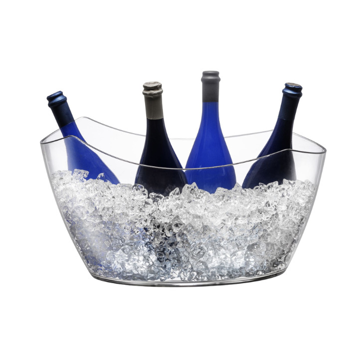Cubitera MISTRAL con base LED para 6-8 botellas