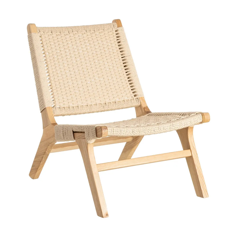 Sillón Relax de Madera de Fresno Natural 79 x 55 x 78 cm 
