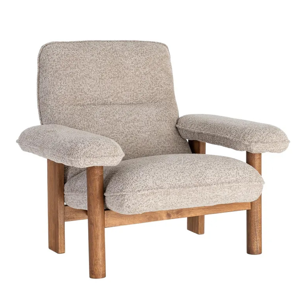 Sillón de Madera y Poliéster 86 x 97 x 80 cm 