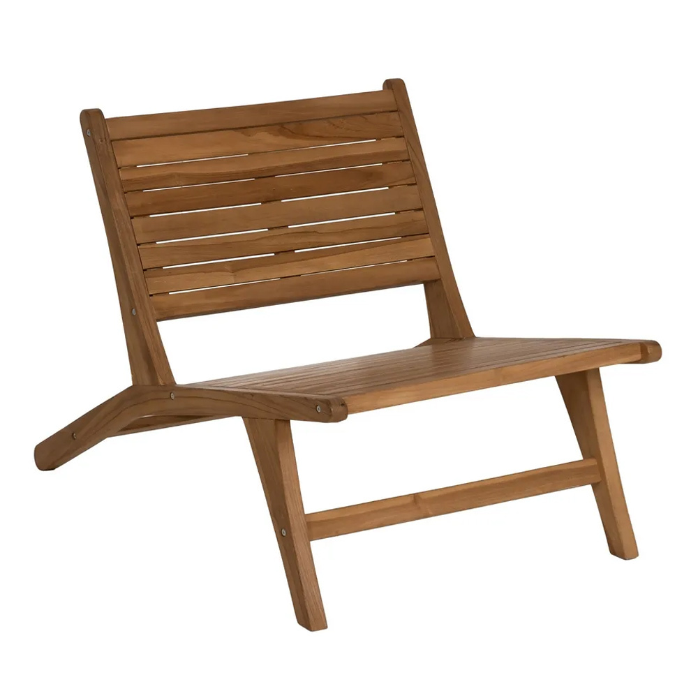 Butaca de Madera de Teka Natural 93 x 60 x 63 cm