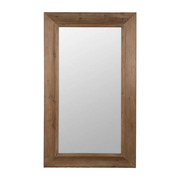 Espejo de Madera de Abeto Natural 7,5 x 110 x 185 cm 