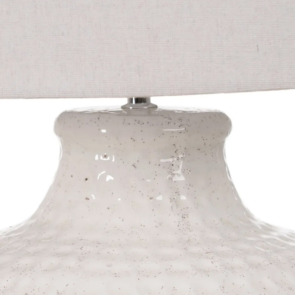 Lámpara de Mesa Blanca 43 x 43 x 57,5 cm 