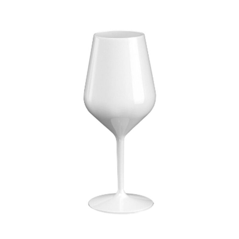 Copa de Vino y Cóctel de Tritán Blanca 470 ml Goldplast – Caja de 6 unidades