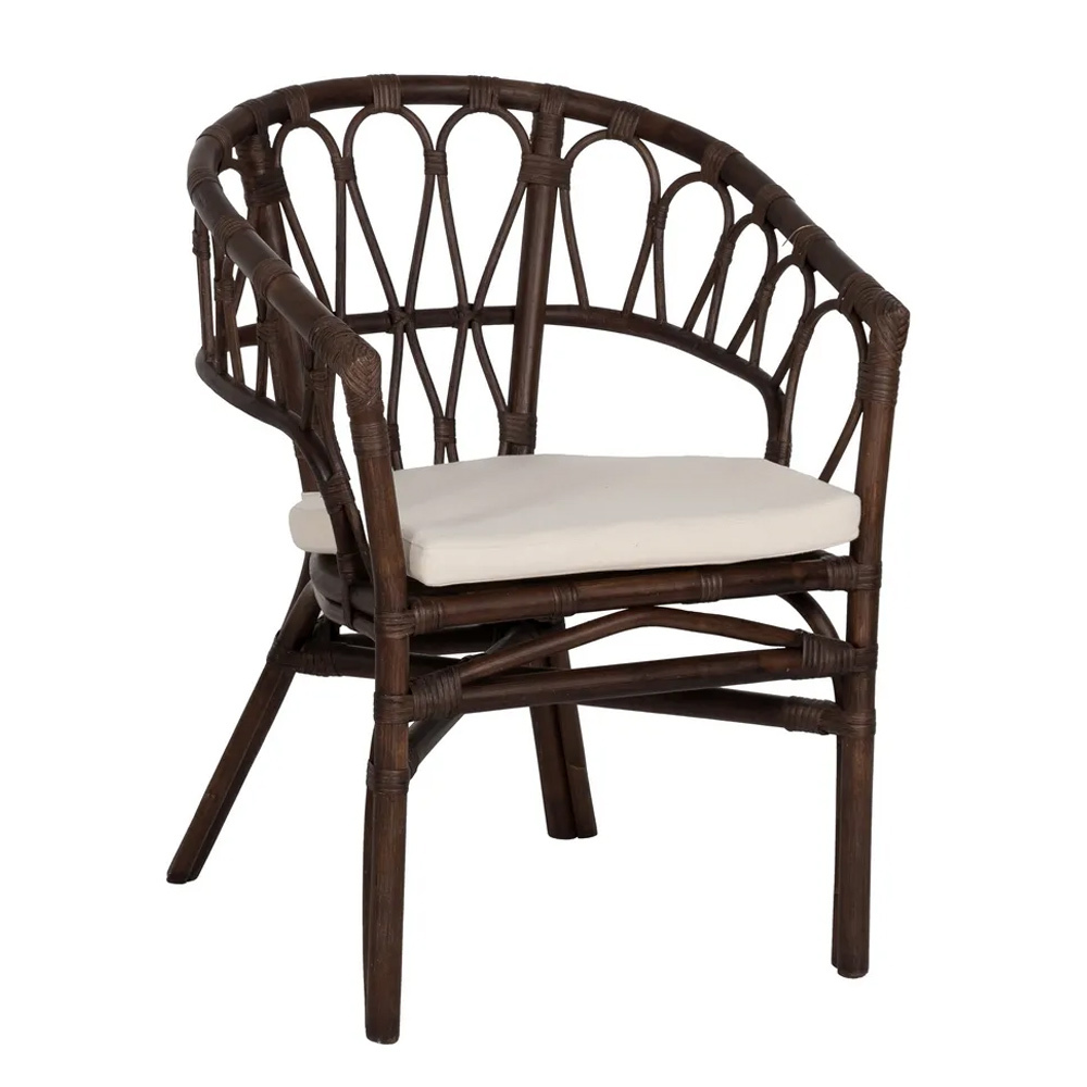 Silla de Ratán Apilable 59 x 58 x 78 cm 