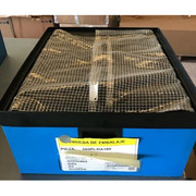 Lote de 128 cajas plásticas azules usadas 50 x 60 x 26,5 cm 