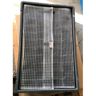 Lote 15 Cajas Grises Usadas Apilables 40 x 60 x 31,4 cm 