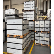 Lote de 468 cajas plásticas reja usadas 40 x 100 x 30 cm 