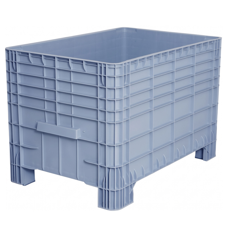 Contenedor de Plástico Big Box Apilable Cerrado 4 Pies 