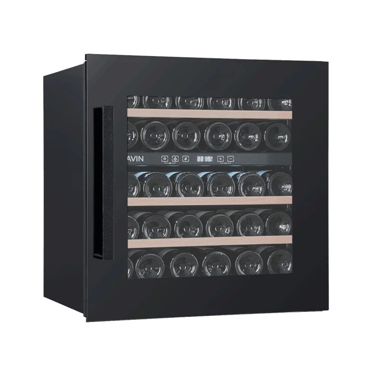 Vinoteca Cavin encastrable en columna cocina 60 x 60 Scandinavian Collection 60 Fullglass Black – 30 Botellas