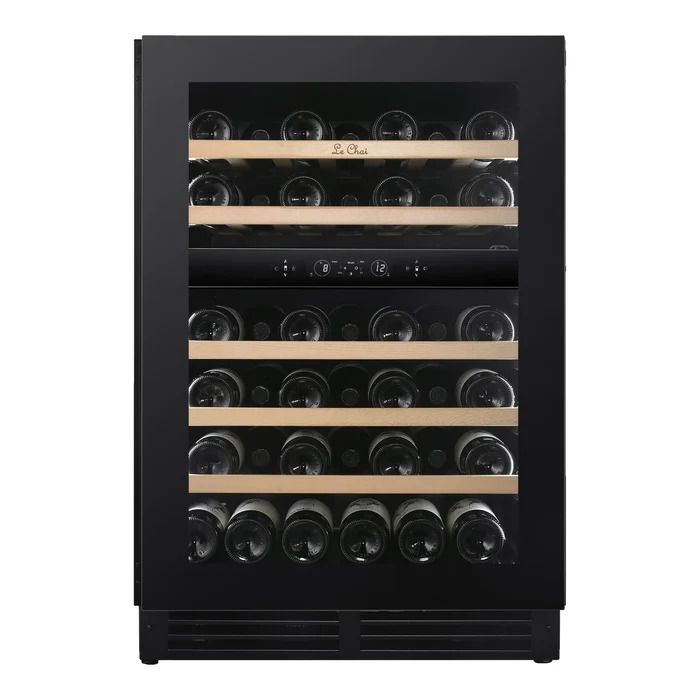 Vinoteca Le Chai LT2BU41H88N60 - 41 Botellas 2 Zonas y Encastrable Bajo Encimera